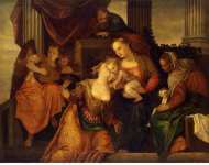 Veronese Paolo Paolo Caliari Mystical Marriage of St Catherine  - Hermitage